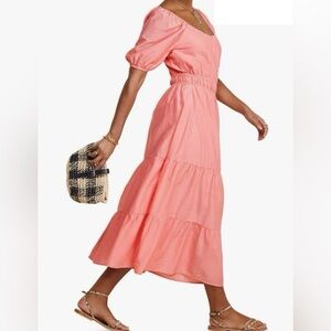 NWT Vineyard Vines Cotton/Silk Tiered Maxi Dress